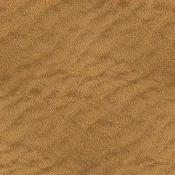Sand with waves formed by wind