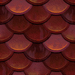 Red rooftop tiles