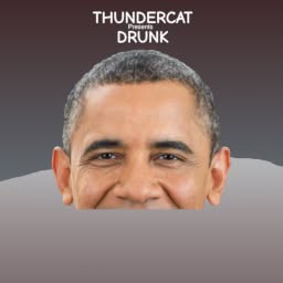 Barack Obama peeking his head out of water
